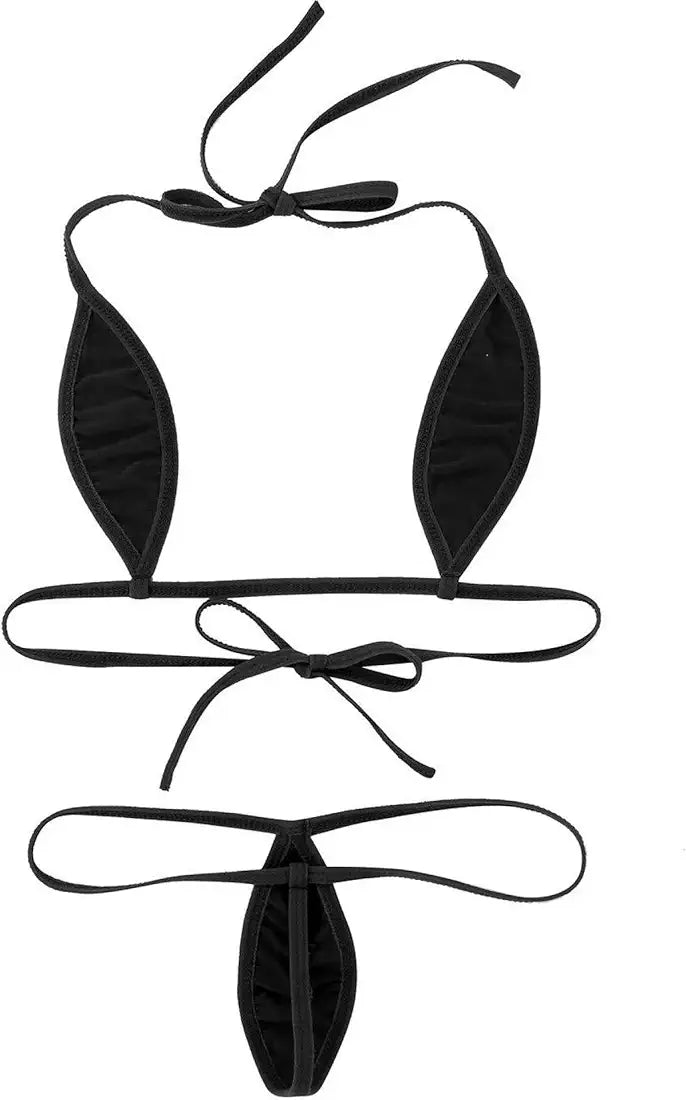 Black Micro Bikini For Women