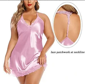 Light Pink Silk Sultry Nightdress