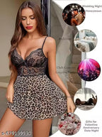 Flairyx Leopard Luxe Mini Dress