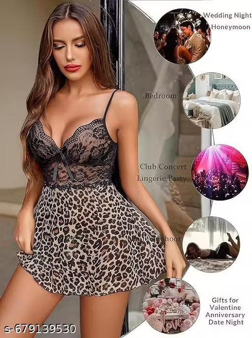 Flairyx Leopard Luxe Mini Dress