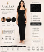 Flairyx  Noir Elegance Black Bodycon Dress
