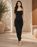 Flairyx  Noir Elegance Black Bodycon Dress