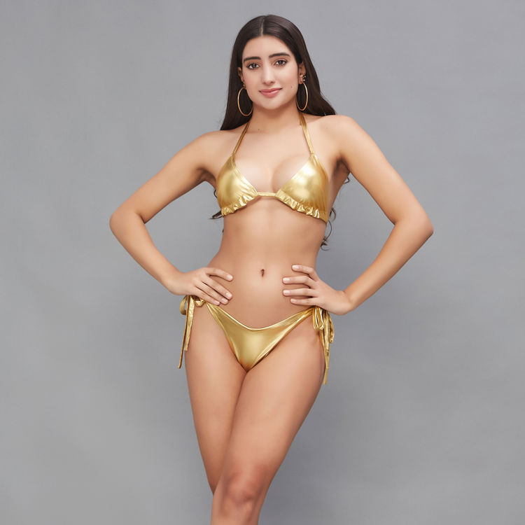 Golden Glow Bikini Set