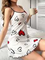 Love Whisper Printed Nightdress