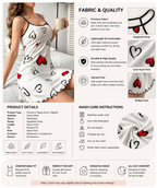 Love Whisper Printed Nightdress
