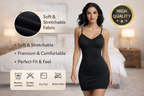 Midnight Charm Black Bodycon Dress